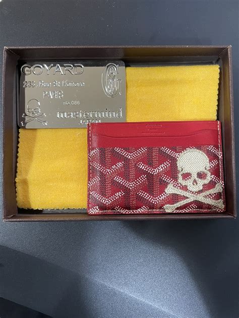 goyard mastermind|RARE Goyard x Mastermind Japan Saint Sulpice Card Holder.